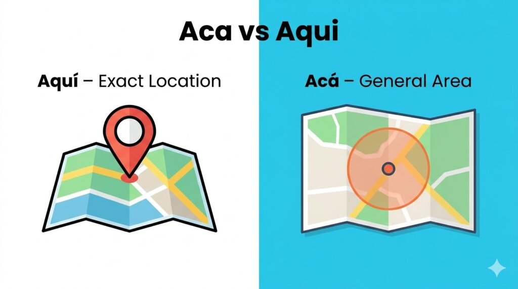 aca vs aqui