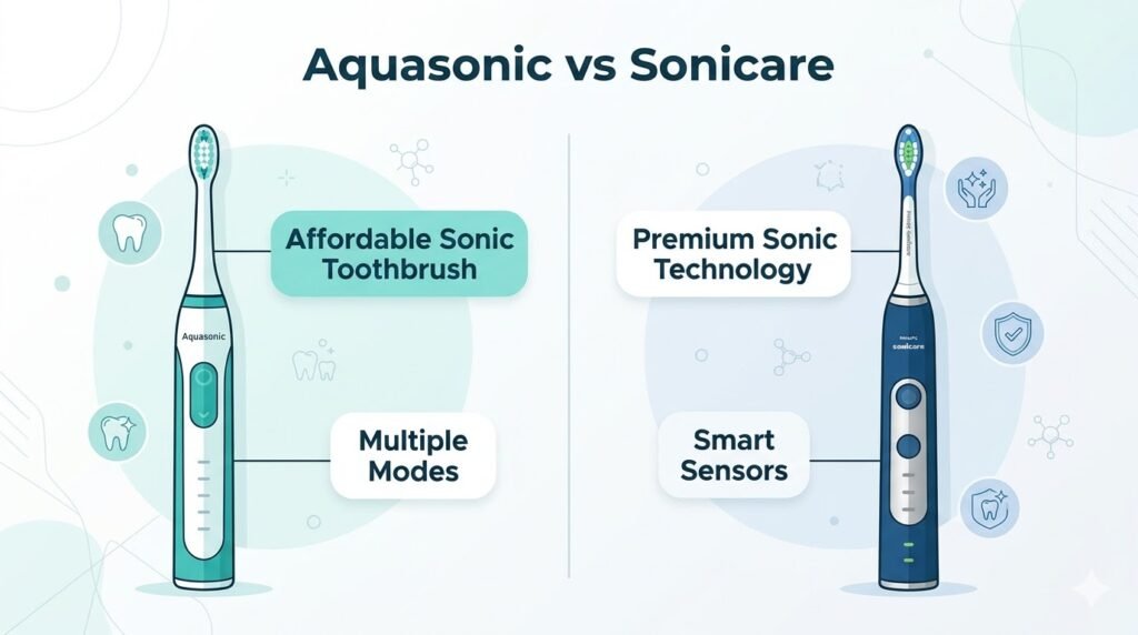 aquasonic vs sonicare