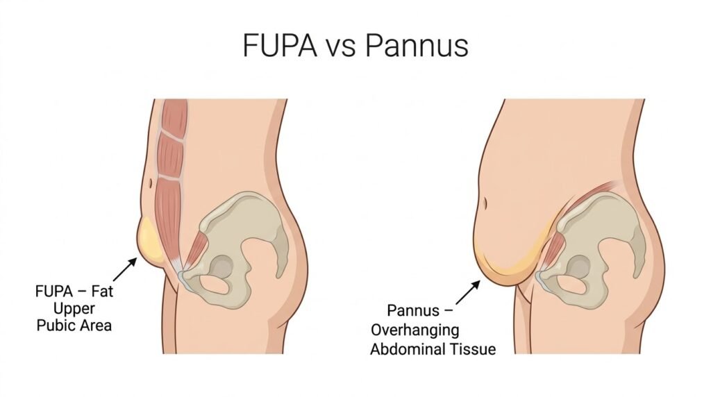 fupa vs pannus