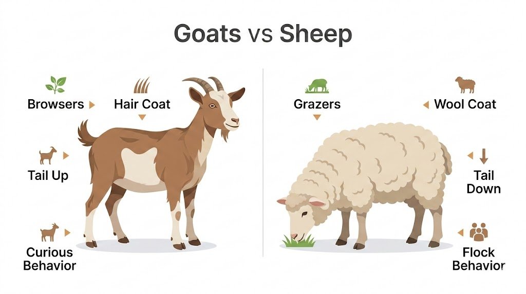 goats vs sheep