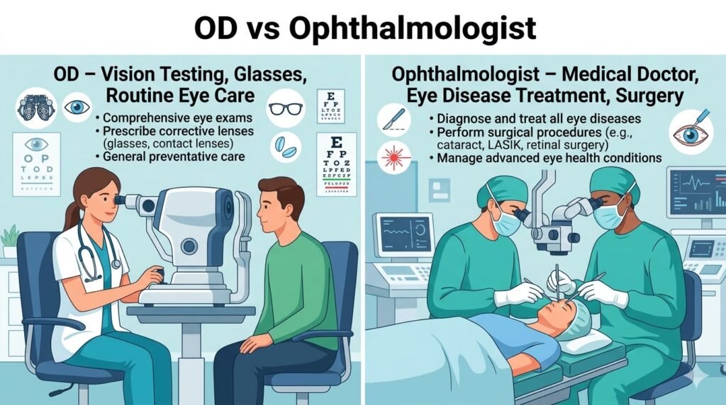 od vs ophthalmologist