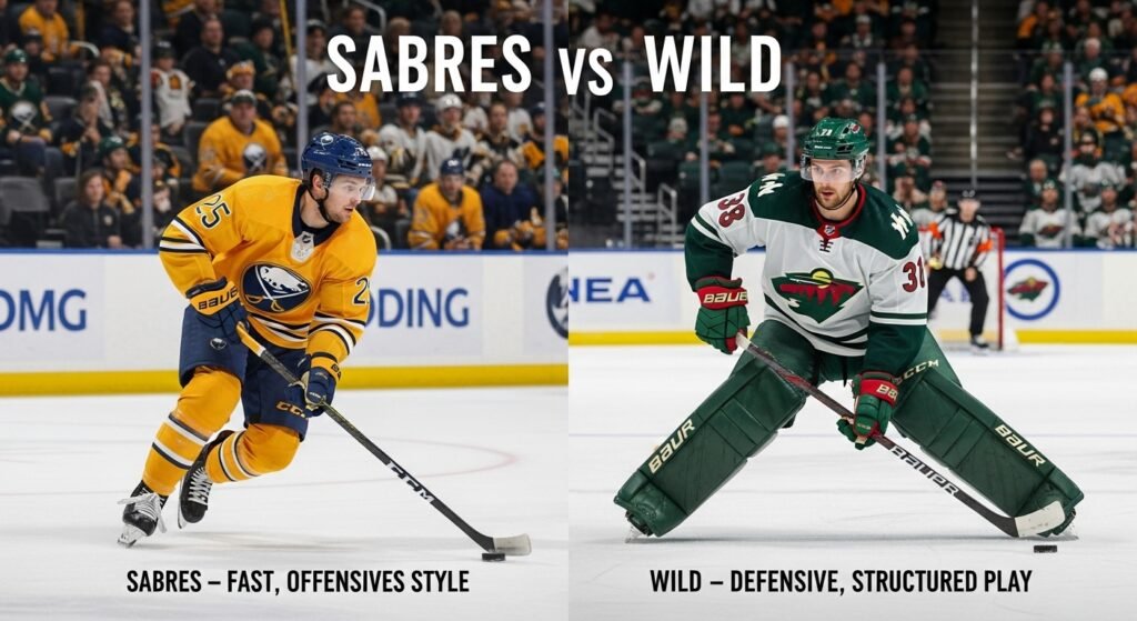 sabres vs wild