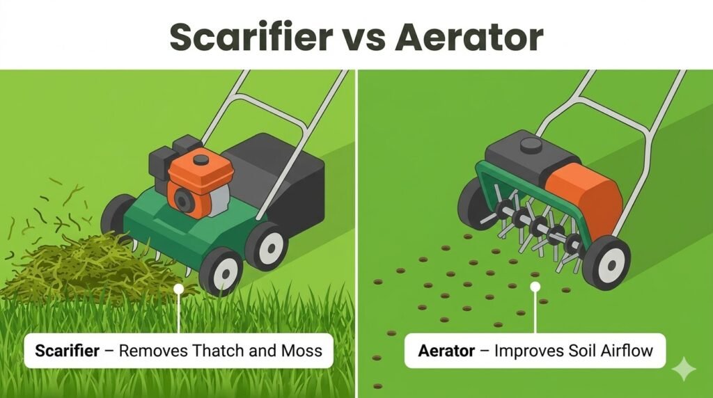 scarifier vs aerator