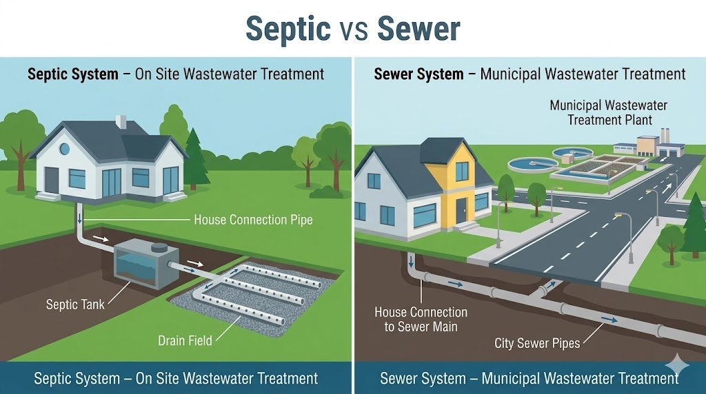 septic vs sewer