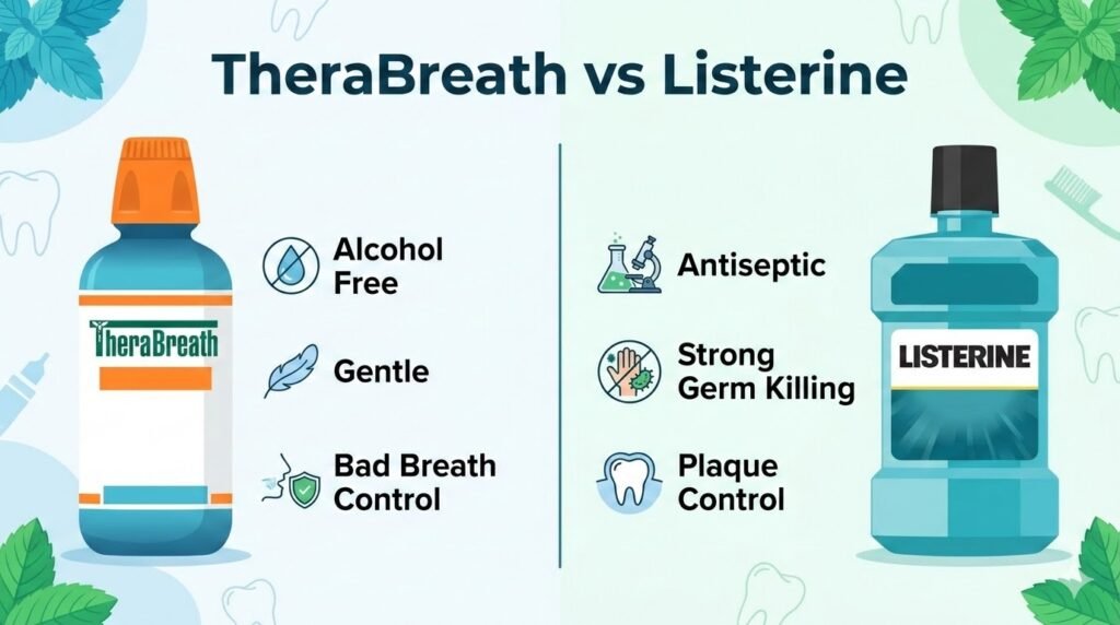 therabreath vs listerine