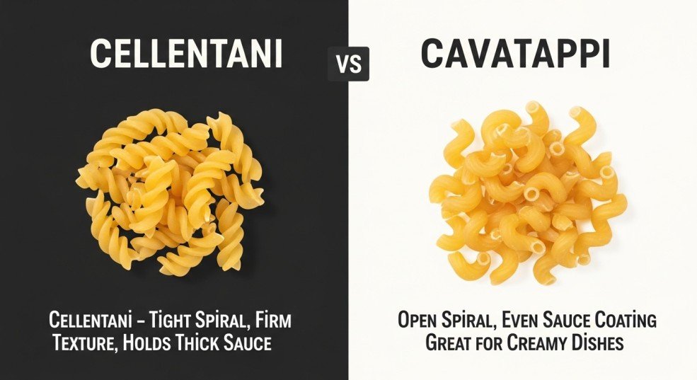 cellentani vs cavatappi