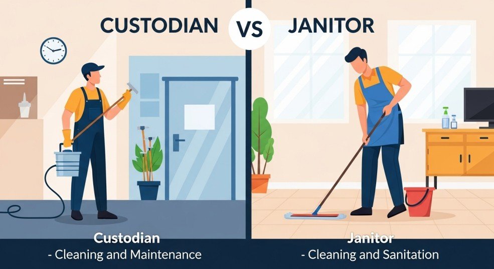 custodian vs janitor
