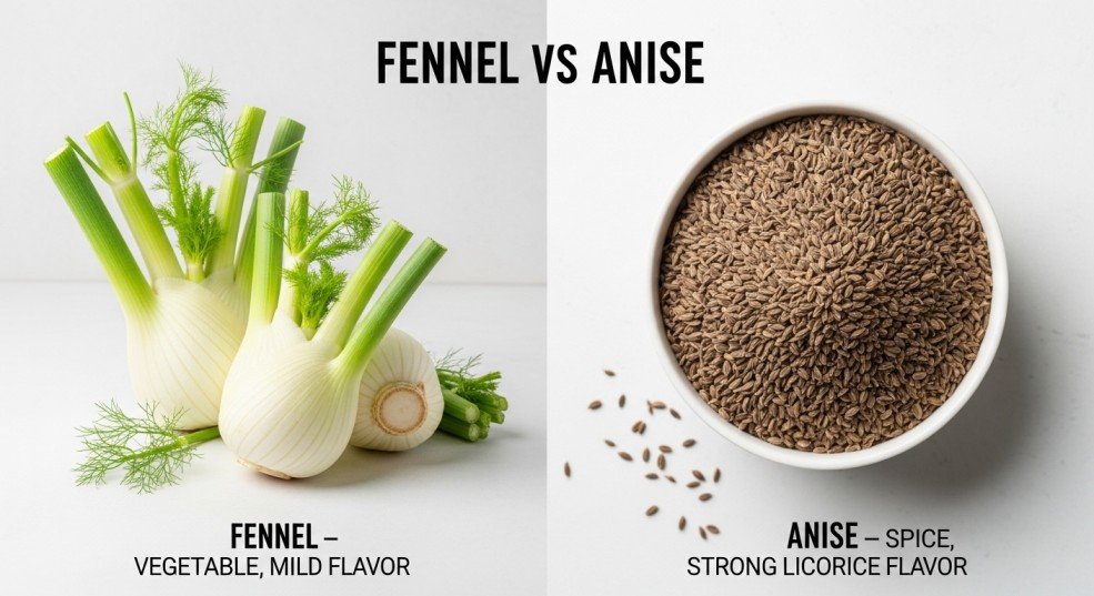 fennel vs anise