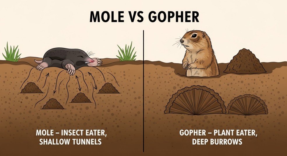 mole vs gopher