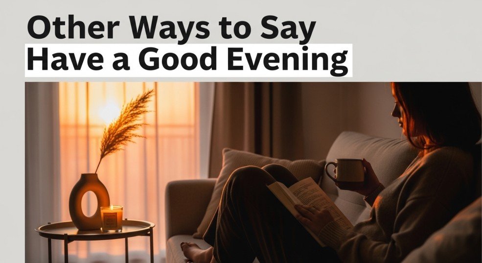 other ways to say have a good evening