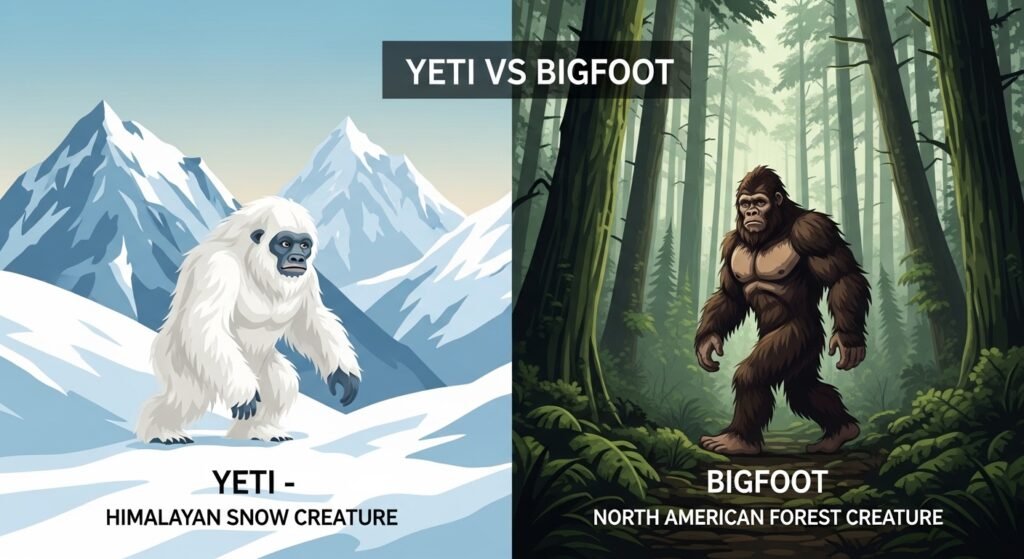 yeti vs bigfoot