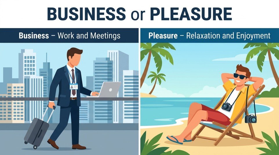 business or pleasure