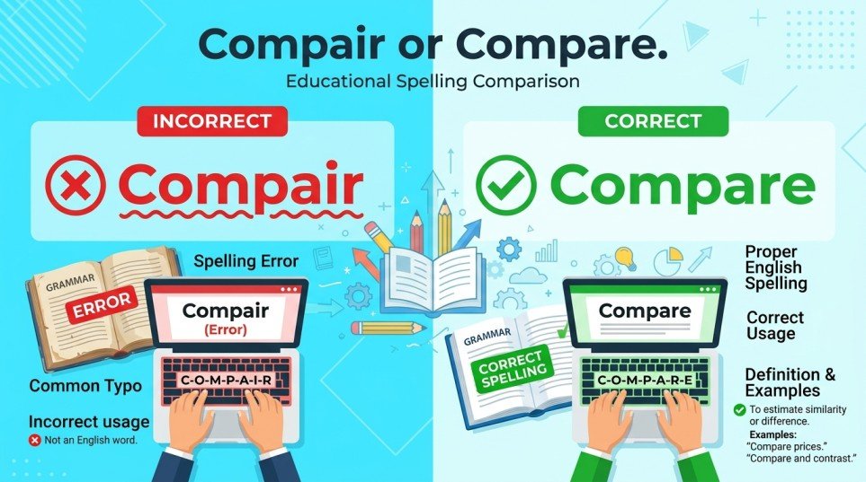 compair or compare