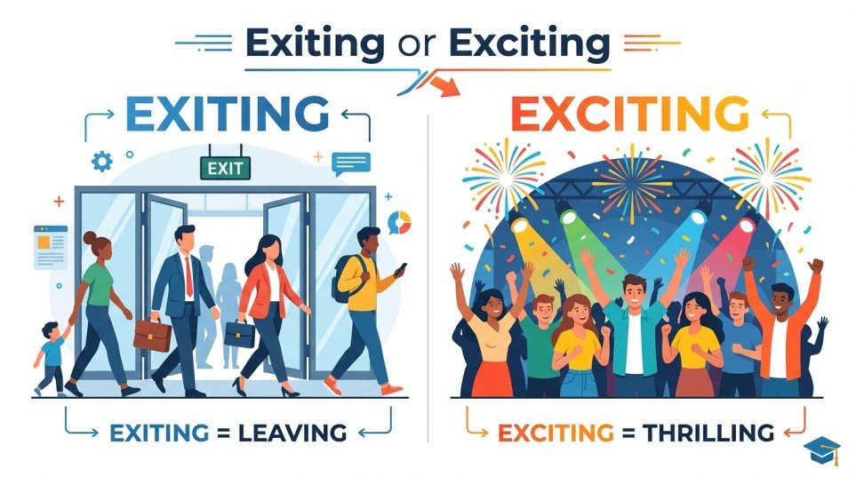 exiting or exciting