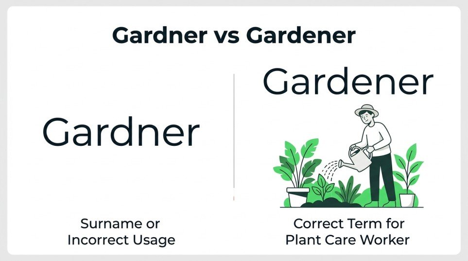 gardner or gardener