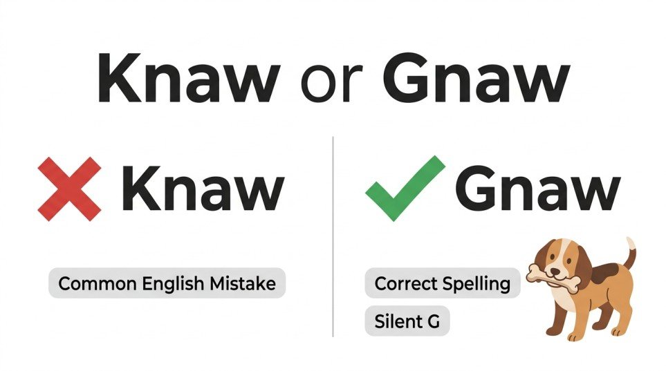 knaw or gnaw