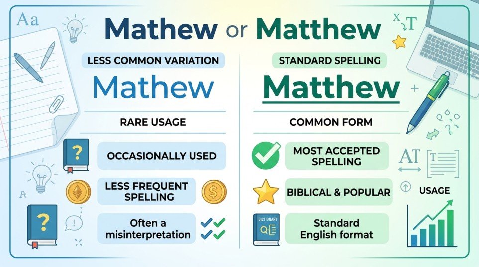 mathew or matthew