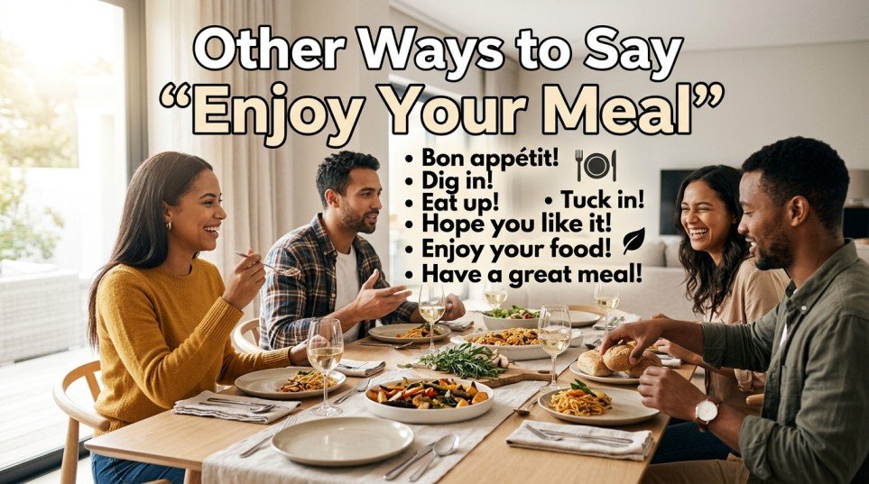 other ways to say enjoy your meal