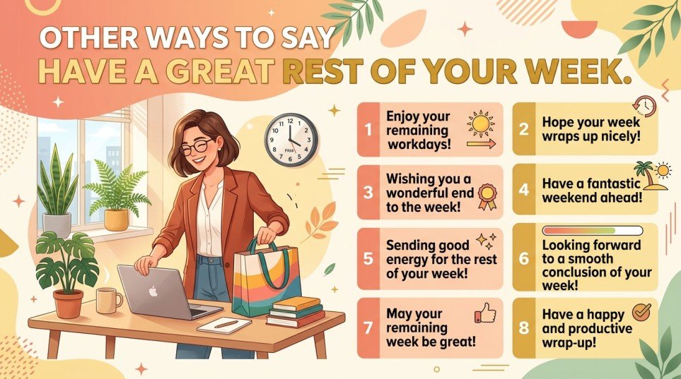 other ways to say have a great rest of your week