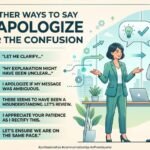 other ways to say i apologize for the confusion