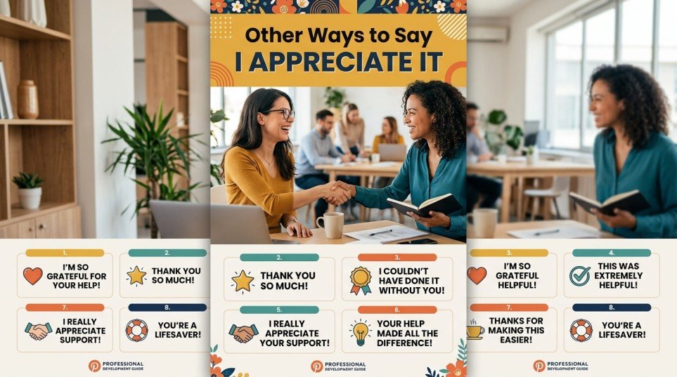 other ways to say i appreciate it