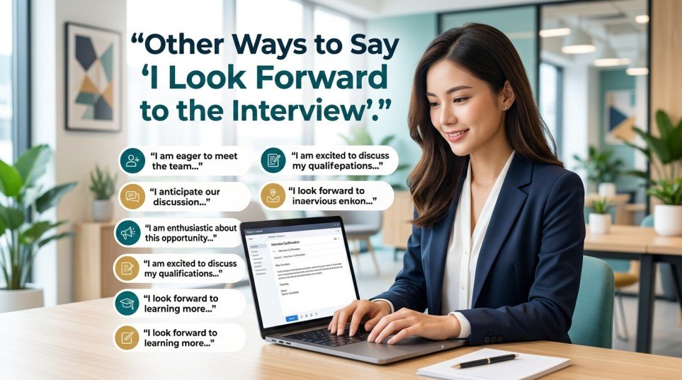 other ways to say i look forward to the interview