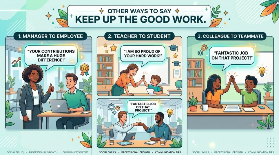 other ways to say keep up the good work