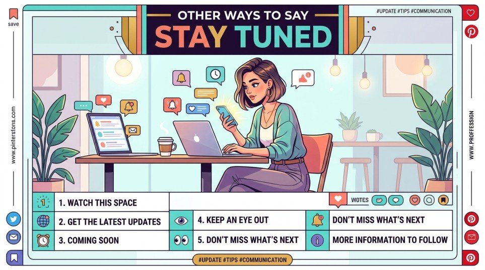 other ways to say stay tuned