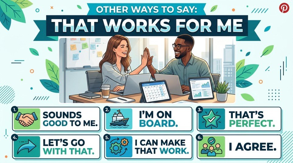 other ways to say that works for me
