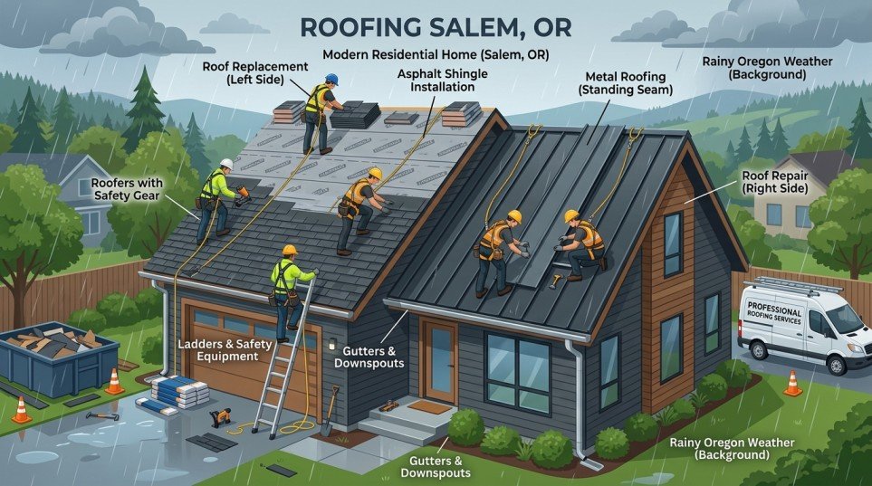roofing salem or