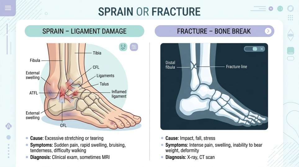 sprain or fracture