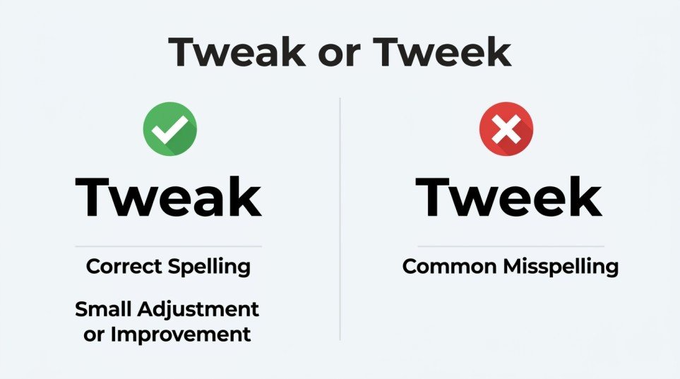 tweak or tweek