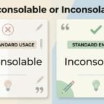 unconsolable or inconsolable