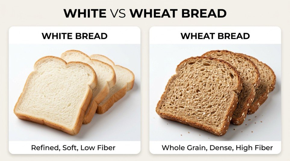 white or wheat