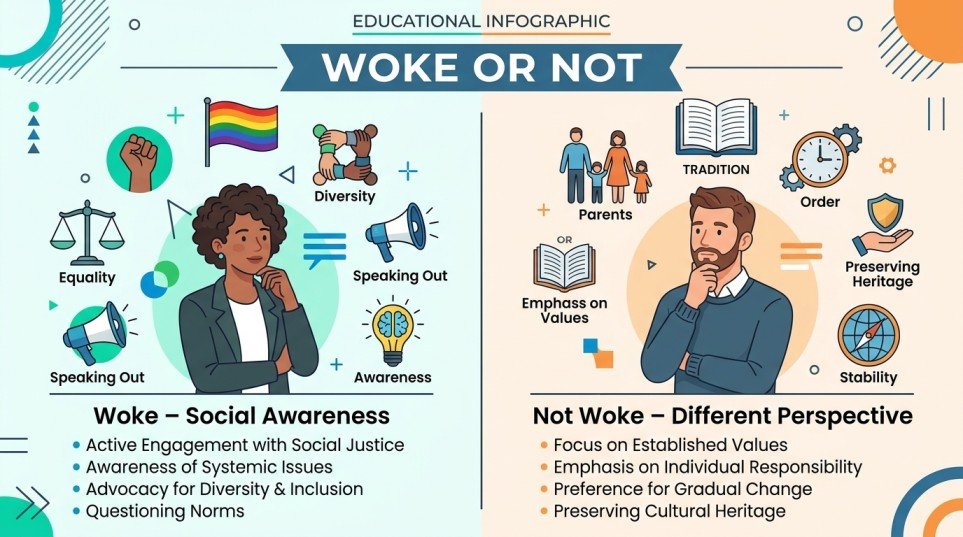 woke or not