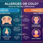 allergies or cold