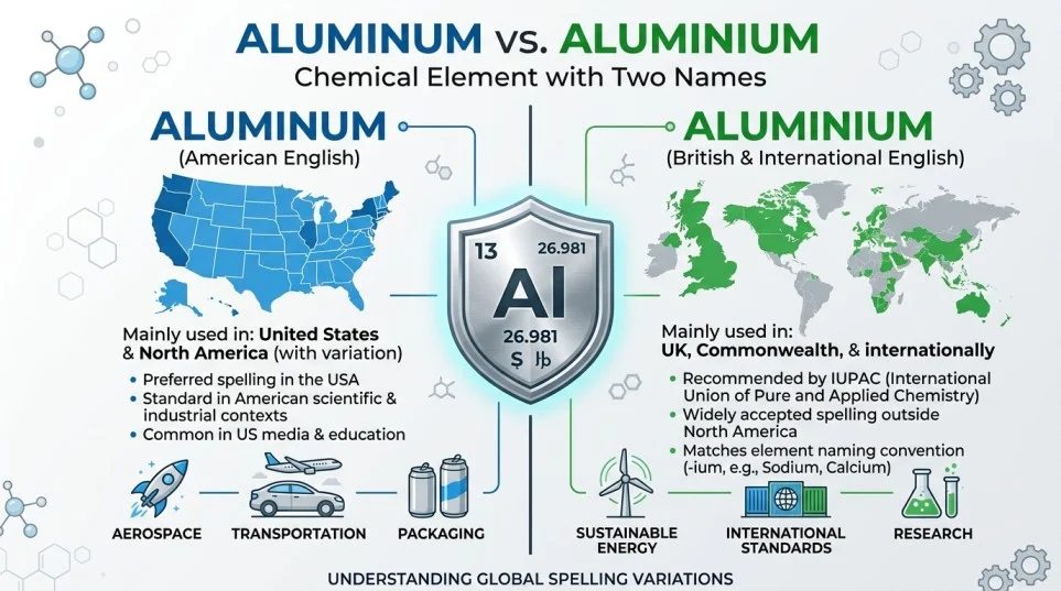 aluminum or aluminium