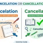 cancelation or cancellation