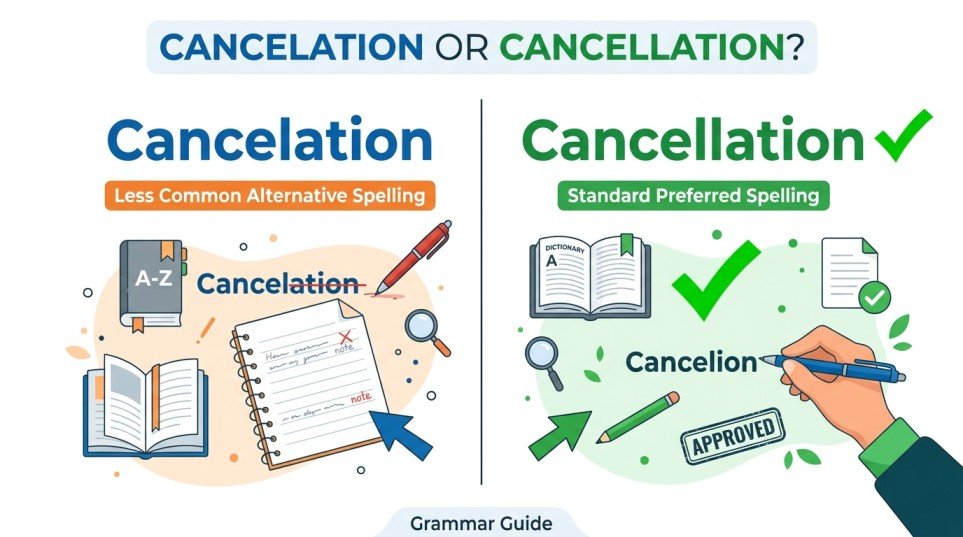 cancelation or cancellation