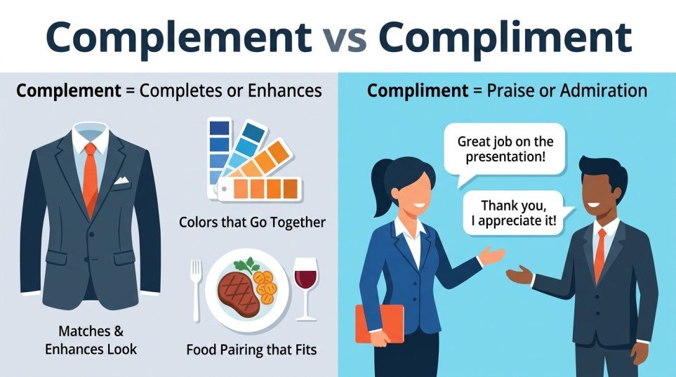 complement or compliment