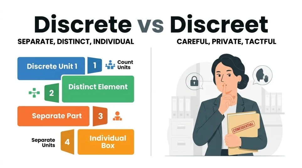 discrete or discreet