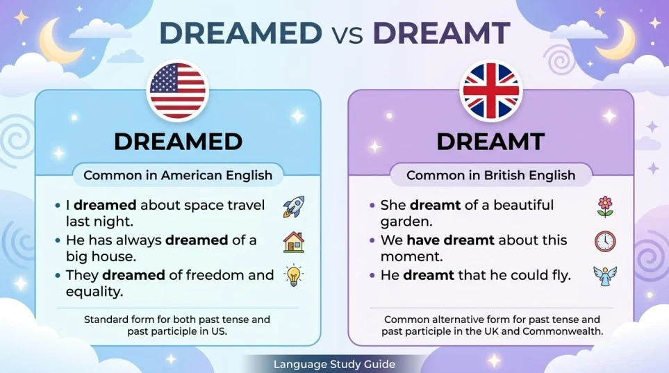 dreamed or dreamt