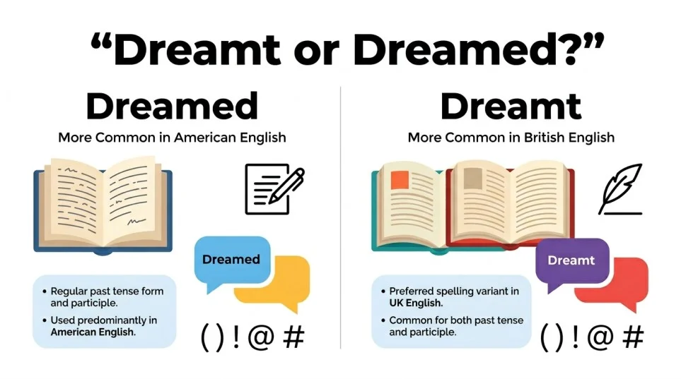 dreamt or dreamed