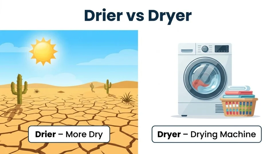 drier or dryer