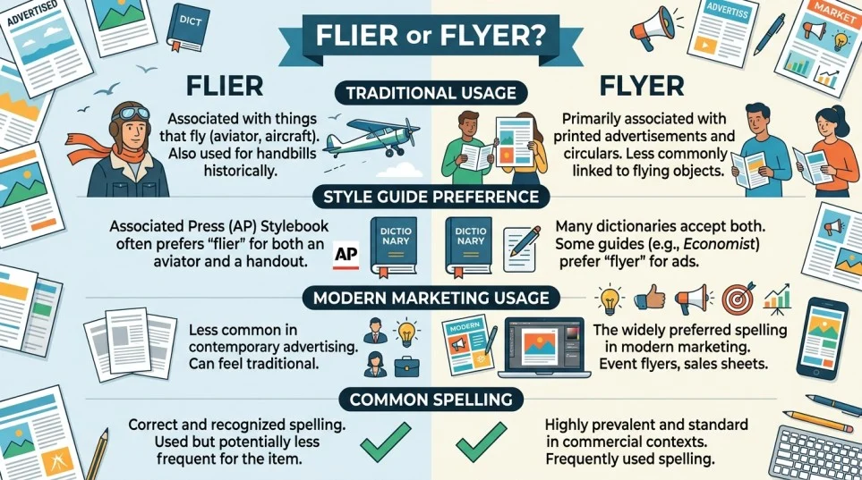 flier or flyer