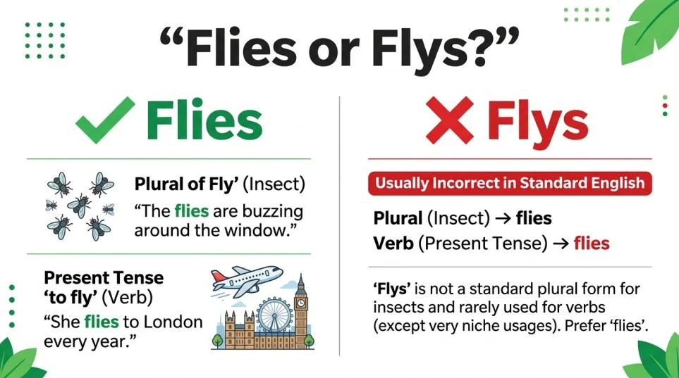 flies or flys