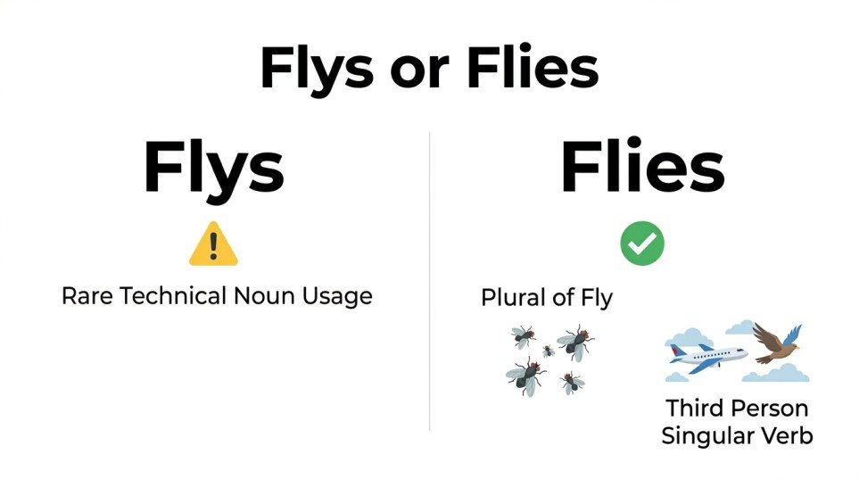 flys or flies