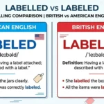 labelled or labeled
