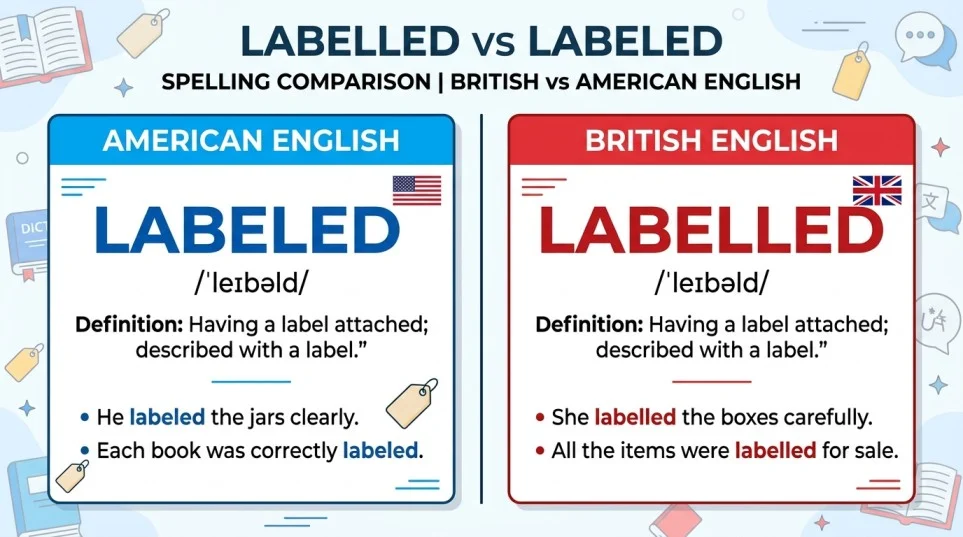 labelled or labeled