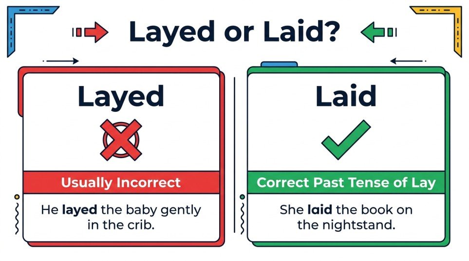 layed or laid